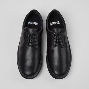CAMPER Chasis Black Leather Men's Shoes